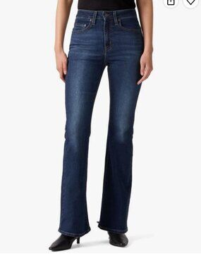 NWT Levi's Women's 726 High Rise Flare Jeans Eternal Indigo Dark